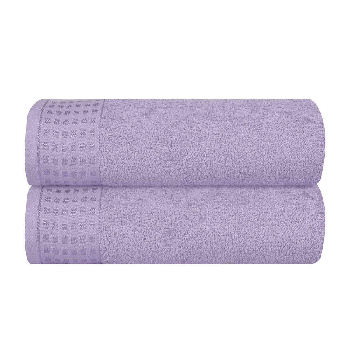 GLAMBURG 100% Cotton 2 Pack Oversized Bath Towel Set 28x55 Inches, Ultra Soft Highly Absorbant Compact Quickdry & Lightweight Large Bath Towels, Ideal